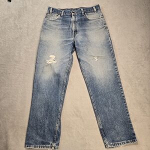 90's Levi’s 540 Relaxed Fit Y2K Jeans Grunge Skater Distressed Denim Pants 36x30